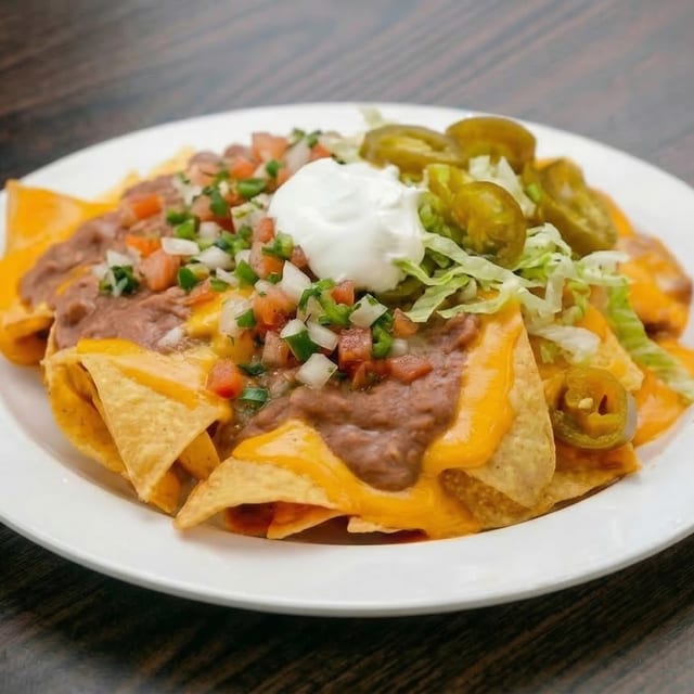 Veggies Nachos.