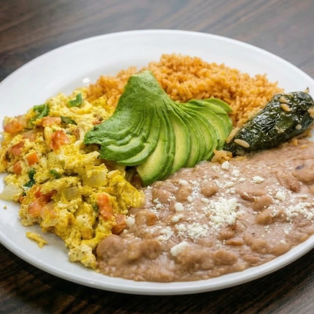 Huevos a la Mexicana.