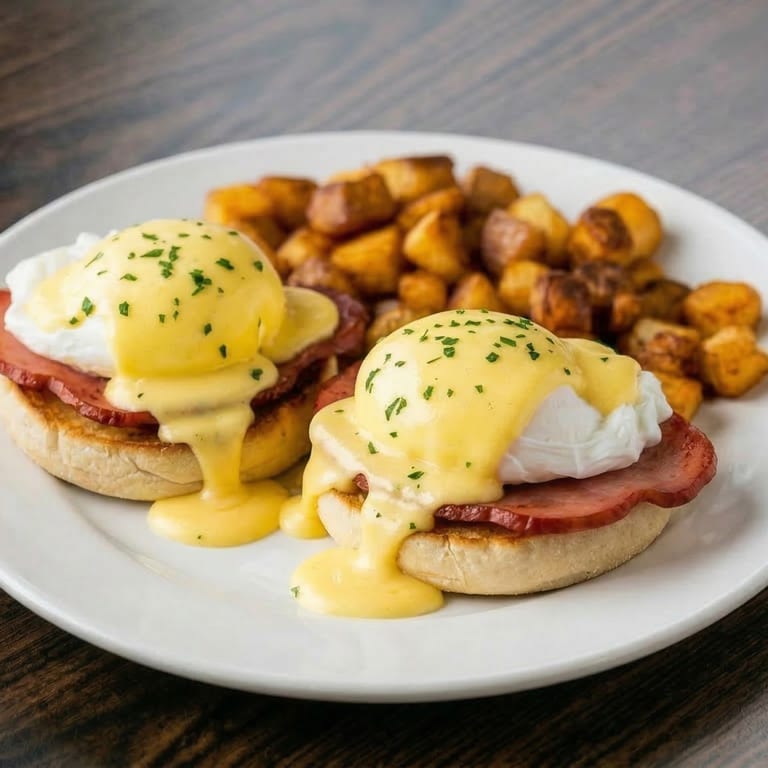 Savor Our Eggs Benedict