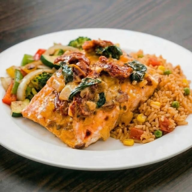 Salmon in Chipotle Cream.