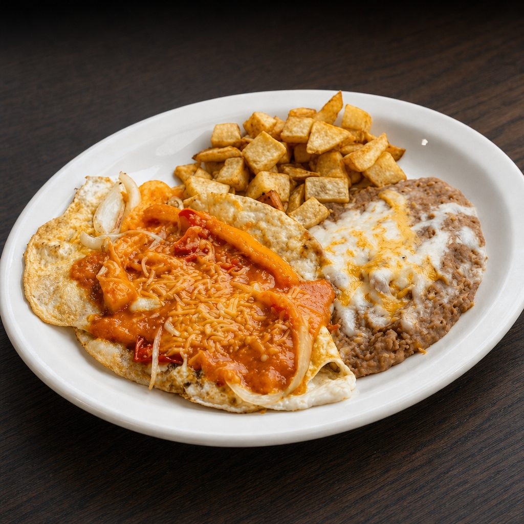 American Breakfast Plate.