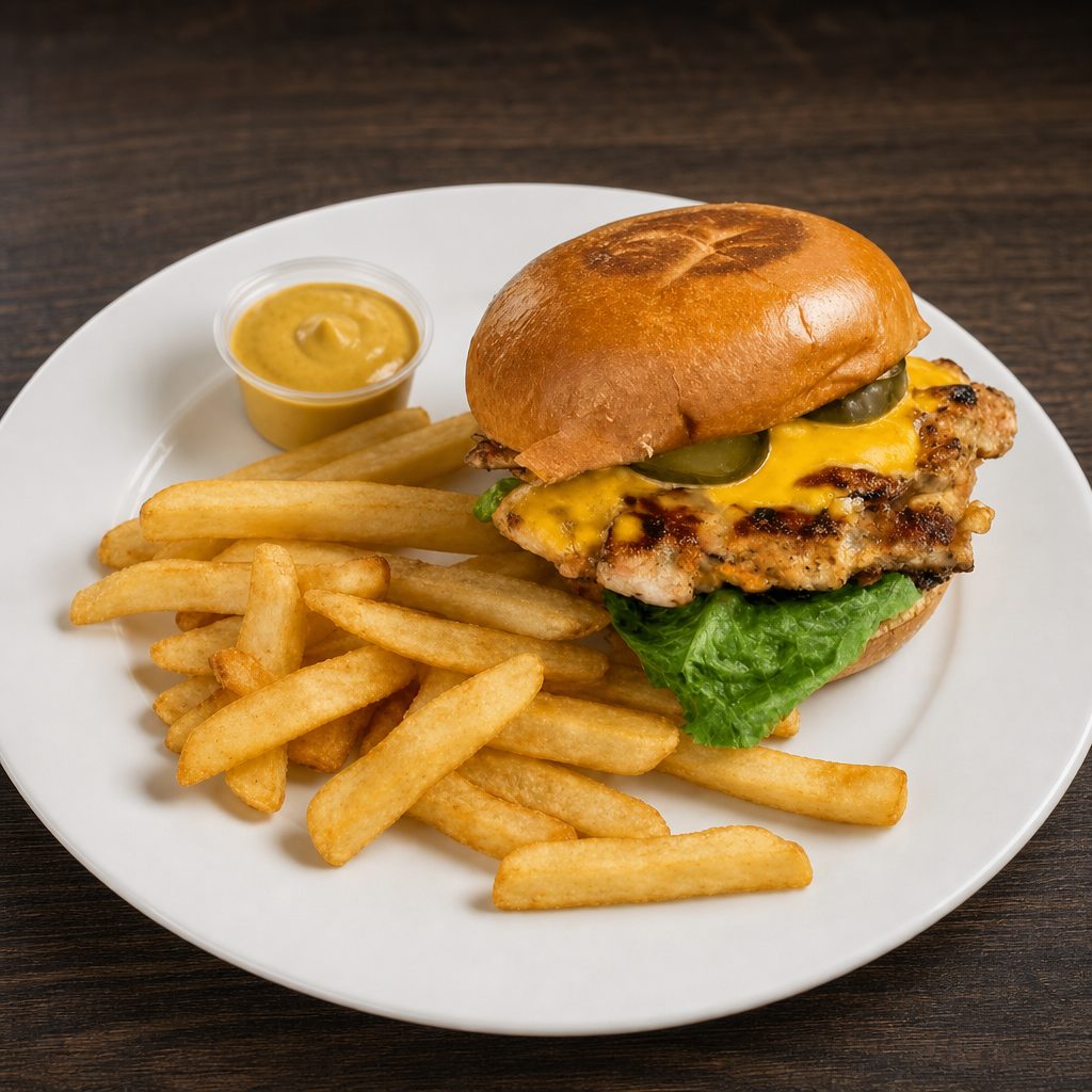 Fried Chicken Burger.