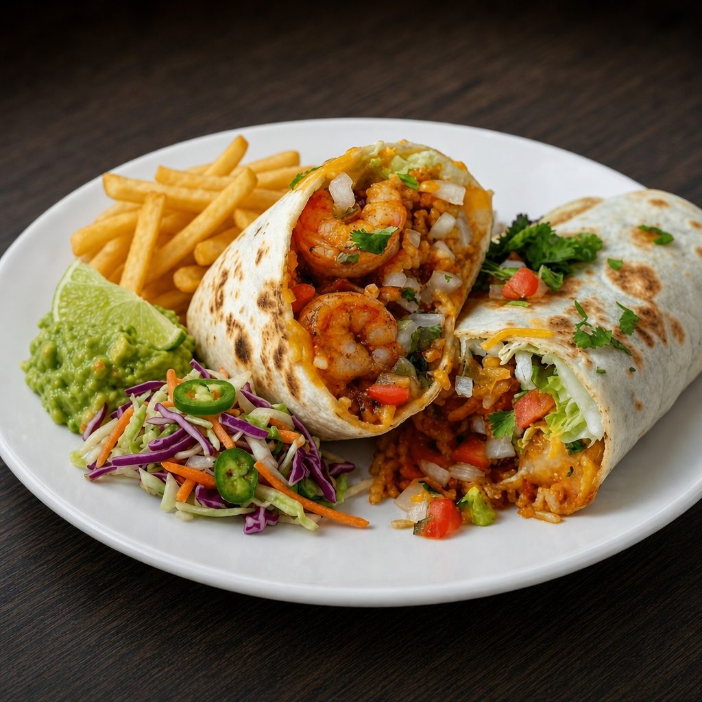 Baja Cauliflower Burrito.