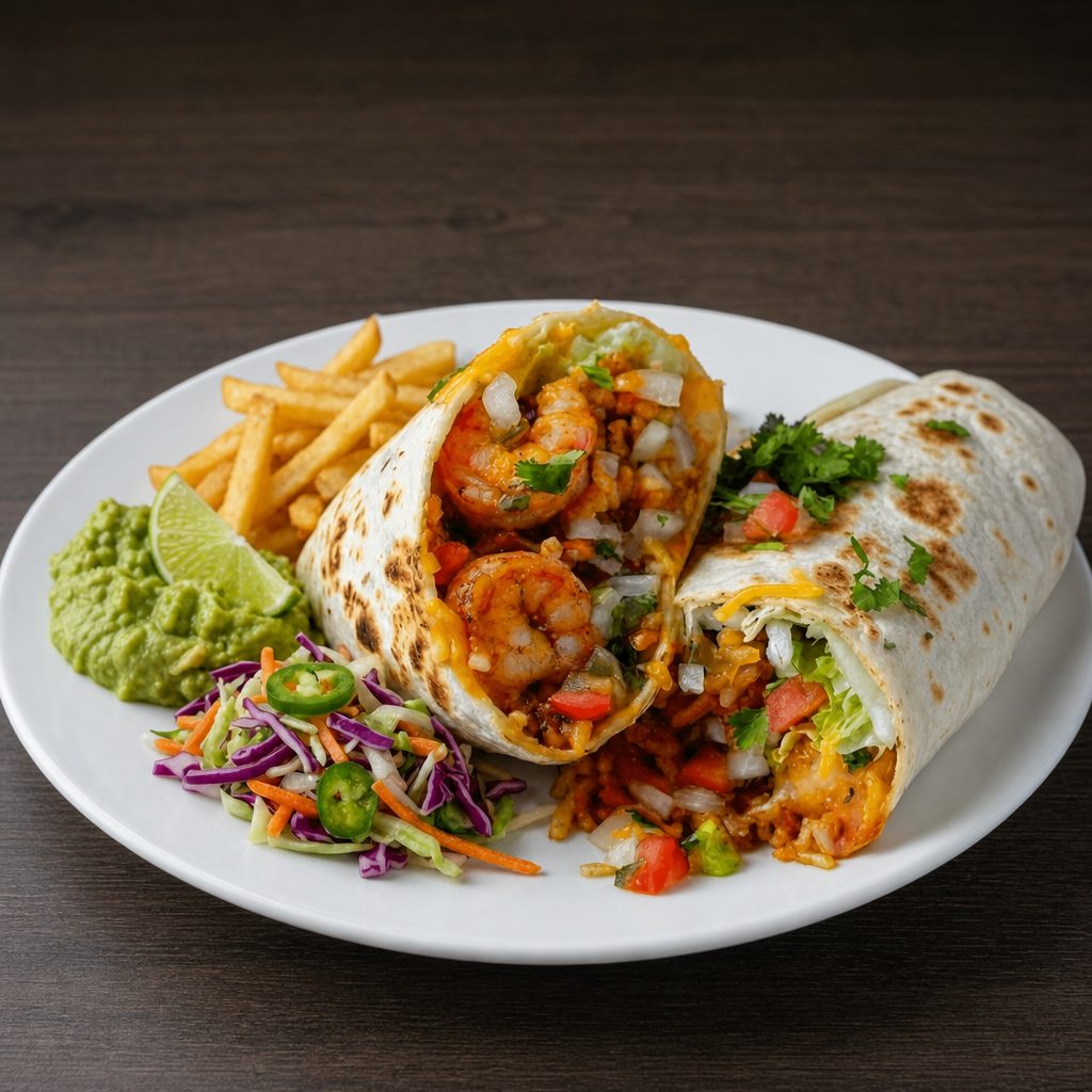 Baja Fish Burrito.