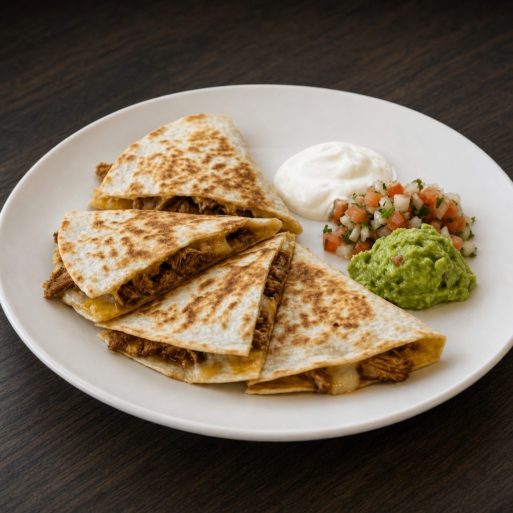 Veggie Quesadilla.