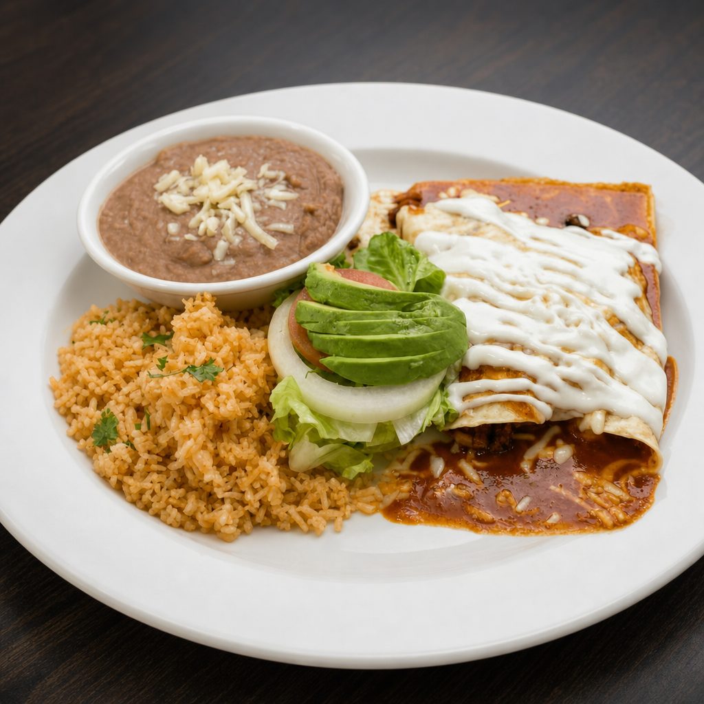 Shrimp Enchiladas.