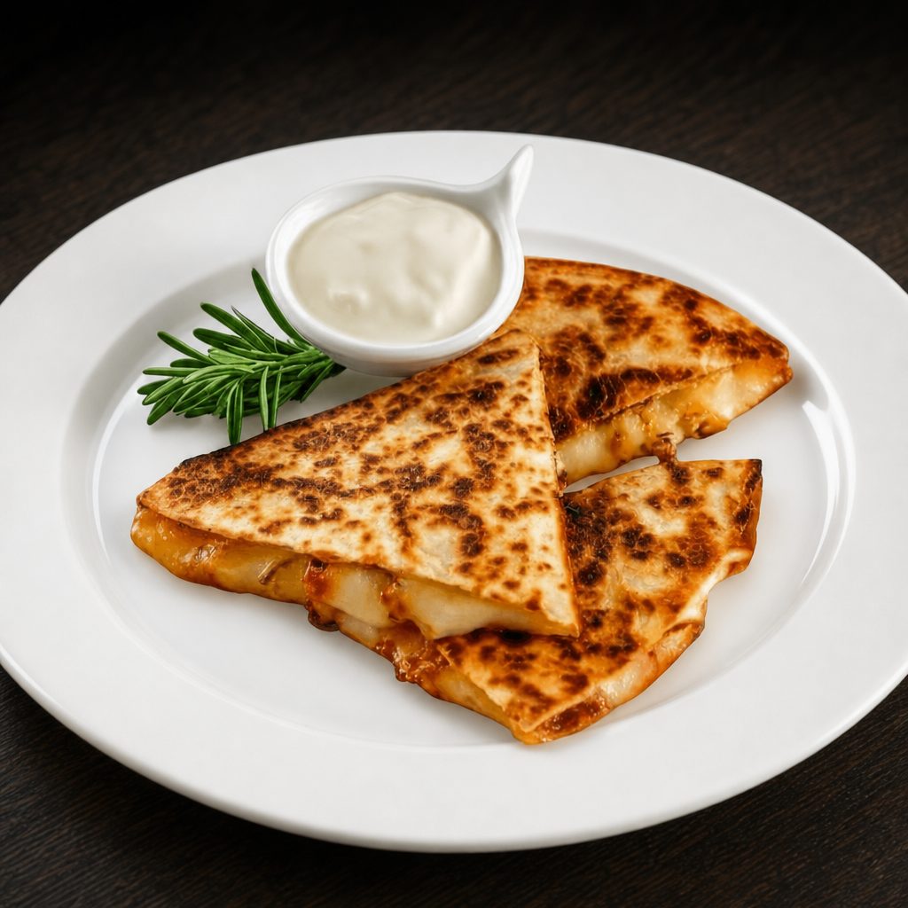 Cheese Quesadilla.