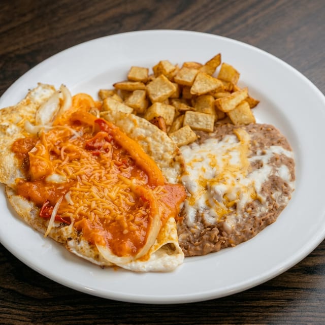 American Breakfast Plate.