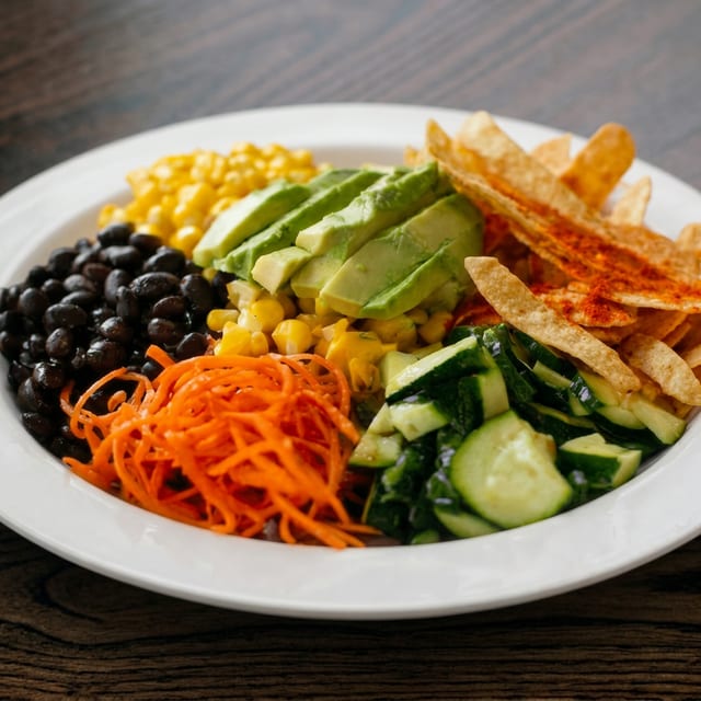 Veggie Mexican Bowl Salad.