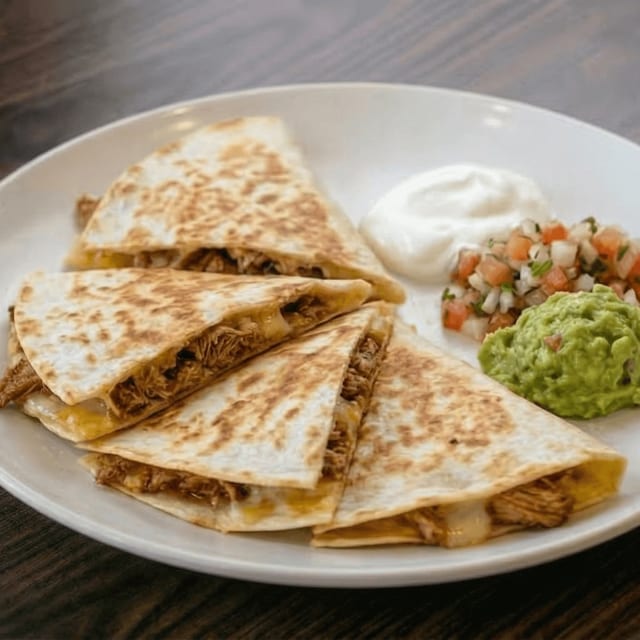 Veggie Quesadilla.