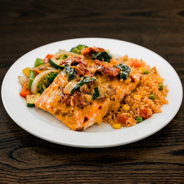 Salmon in Chipotle Cream.