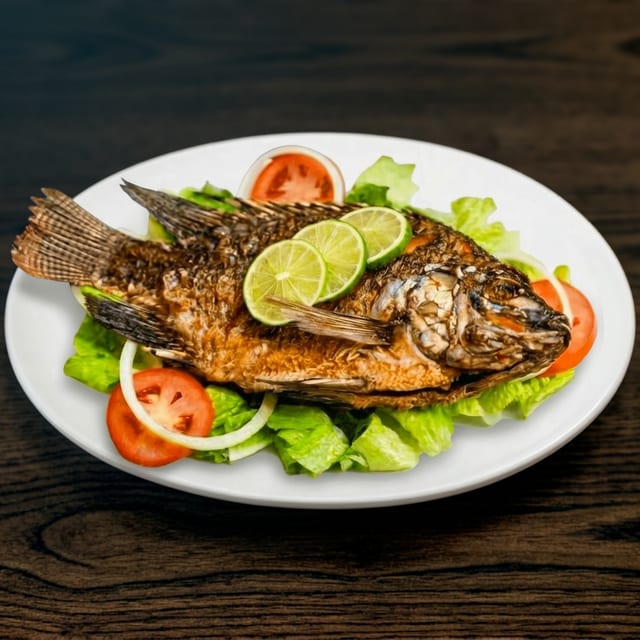Fried Tilapia.